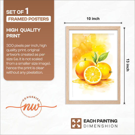 Lemon Art Wall Frame
