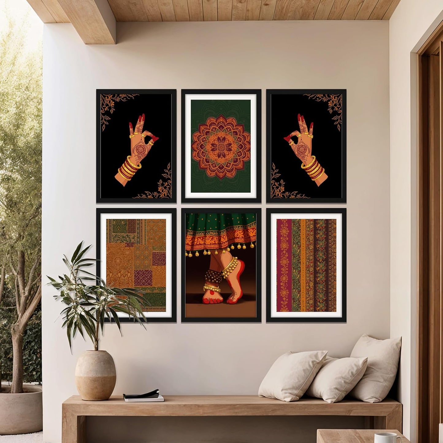 Traditional Dance Aura Set Wall Frames