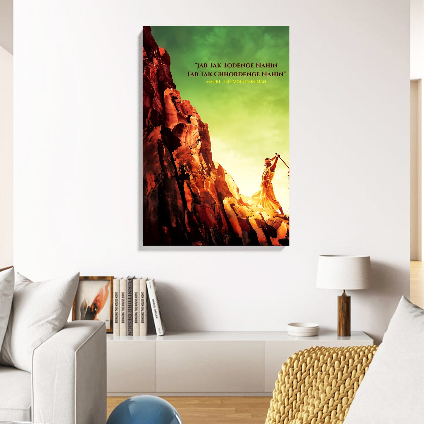Mountain Man Wall Canvas
