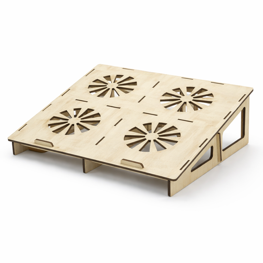 Wooden Cooling Laptop Stand