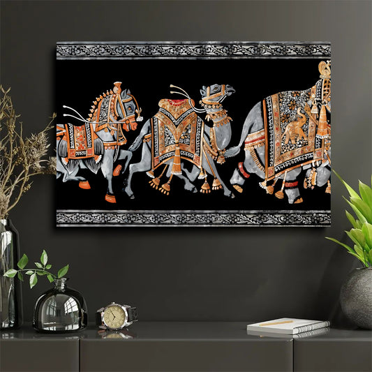 Royal Procession Wall Canvas