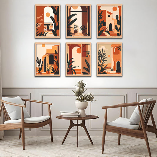 Desert Dwelling Wall Frame Set