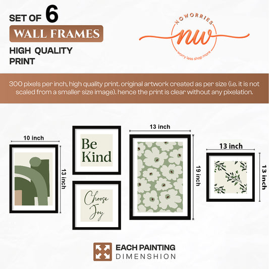 Nordic Botanical Wall Set of 5