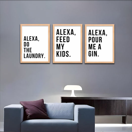 Alexa Wall Art Set Frames