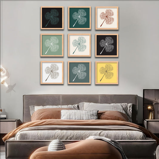 Aesthetic Leaf Illustration Wall Frame Set