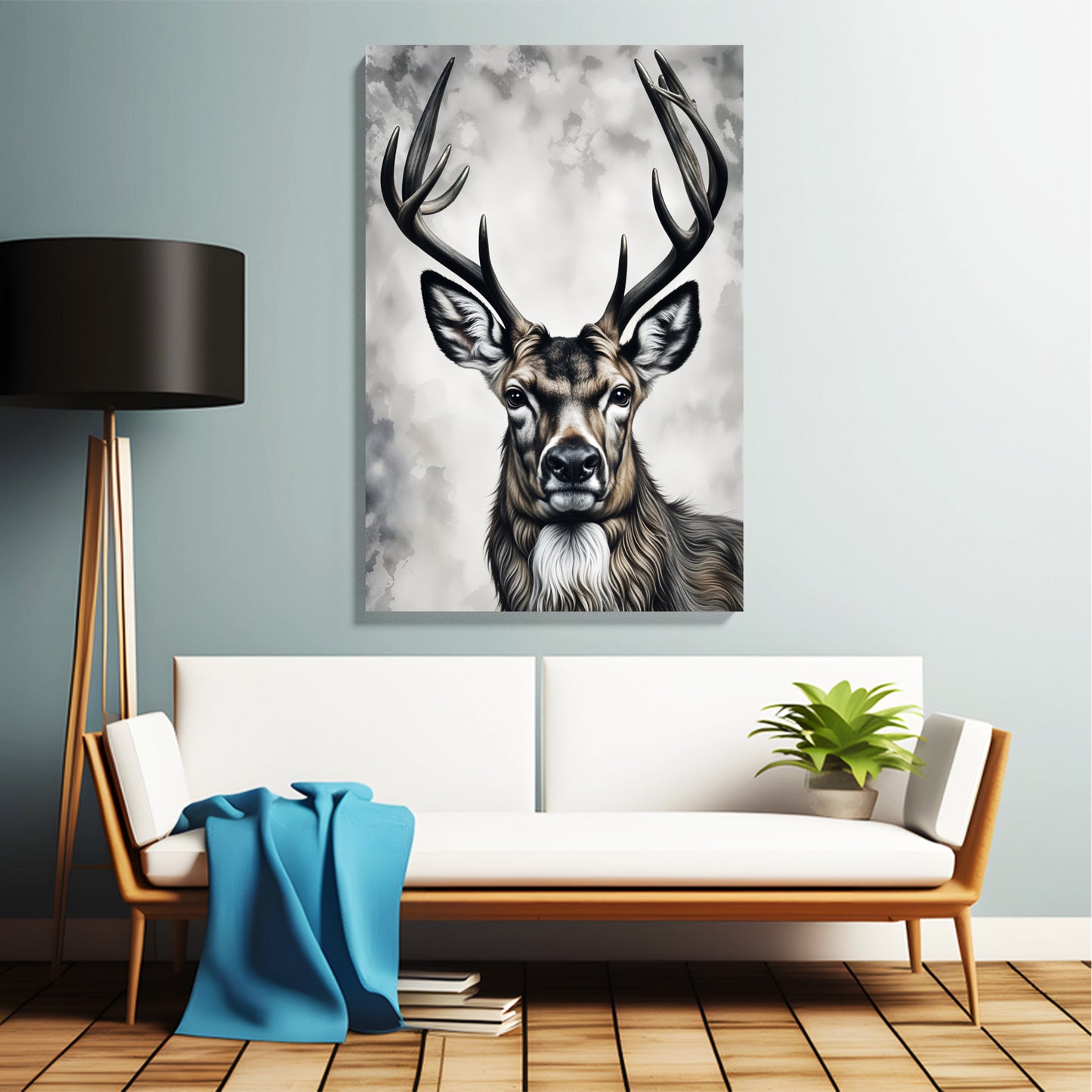 Regal Deer Portrait