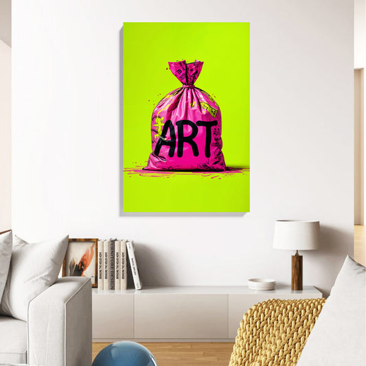 Neon Art Bag Canvas