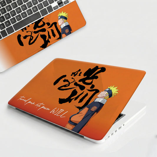 Will of Fire Minimalist Anime Aesthetic Laptop Skin