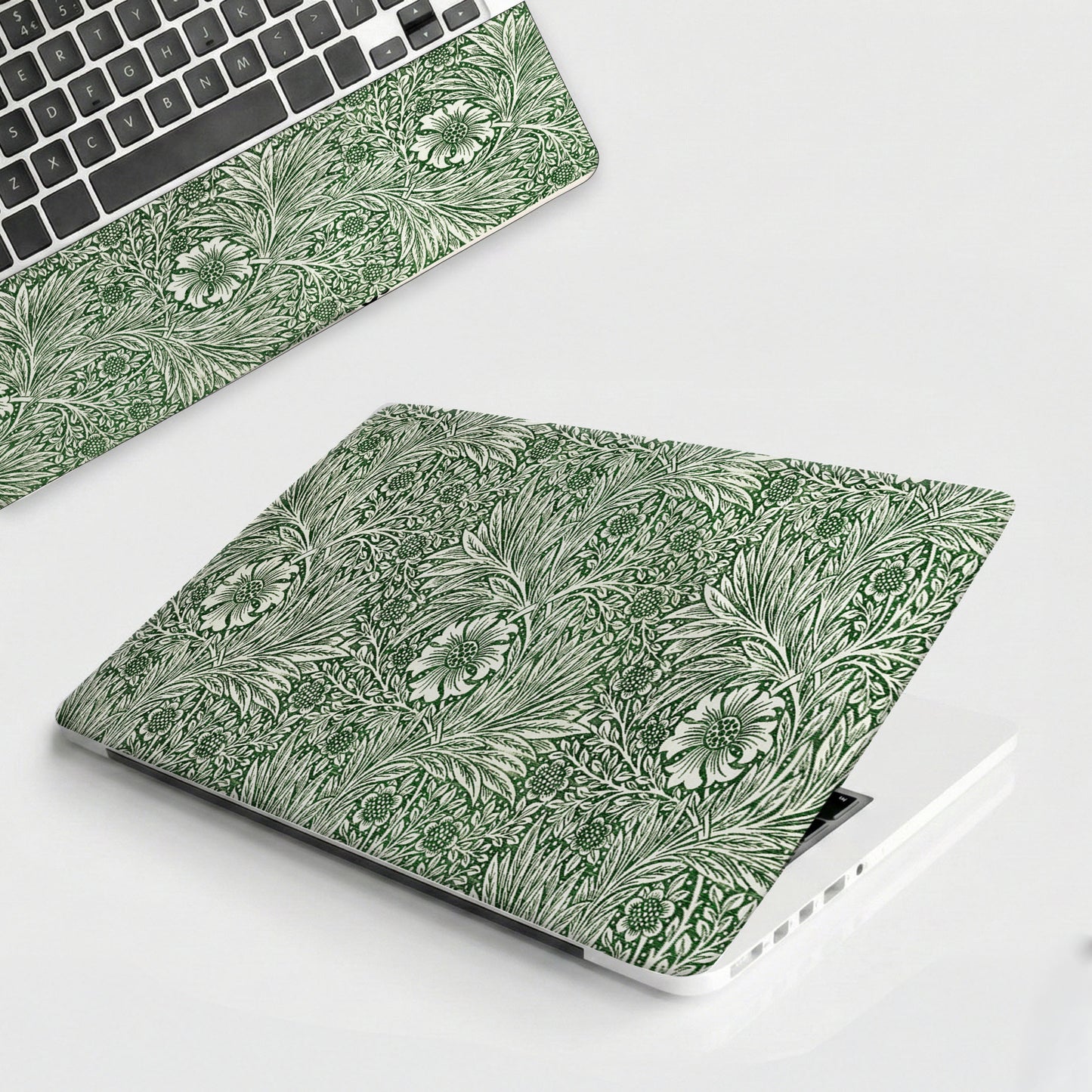Vintage Sage Flora Laptop Skin