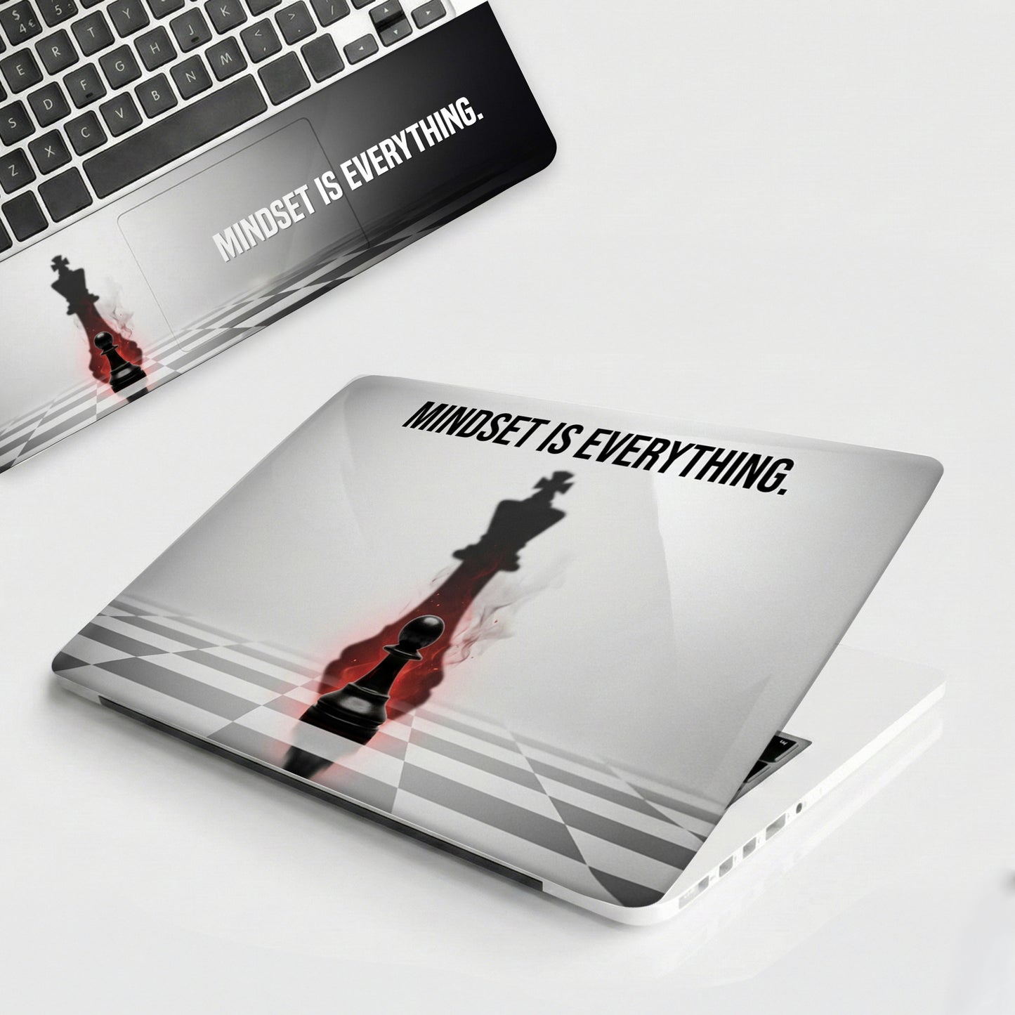 Chess Mindset Hustle & Success Aesthetic Laptop Skin