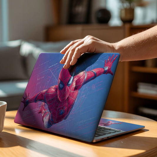 Web Slinger Tech Aesthetic Superhero Graphic Laptop Skin
