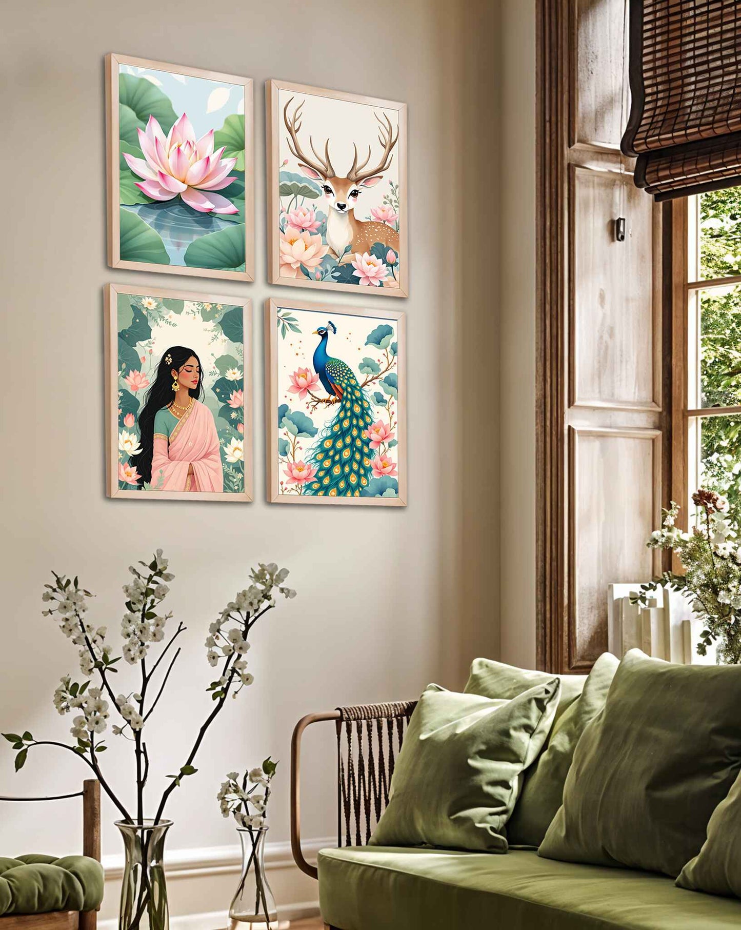 Nature & Grace Wall Art Set of 4