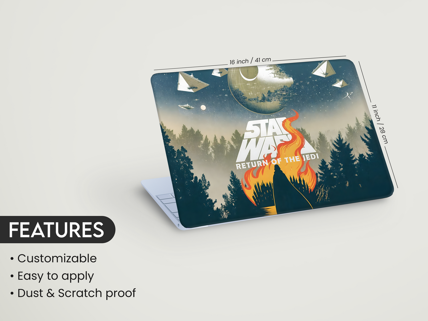 Star Wars Return of the jedi Laptop Skin