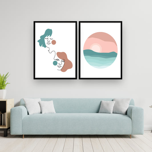 Modern Minimal Duo Wall Frame