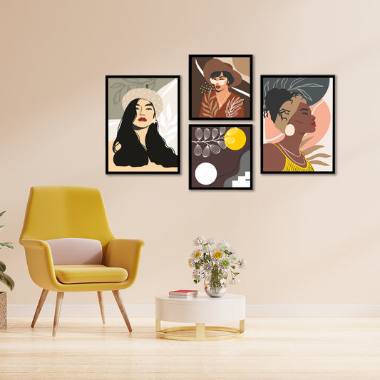 Modern Portrait Wall Set
