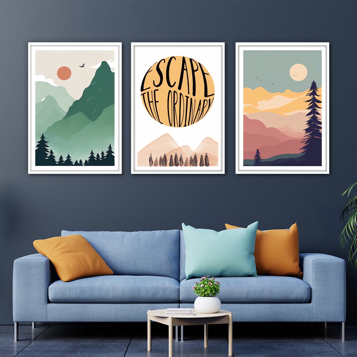 Escape the Ordinary Trio Wall Frame Set