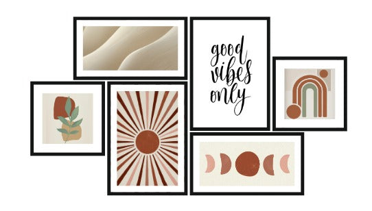 Rustic Aura Wall Art Set of 6