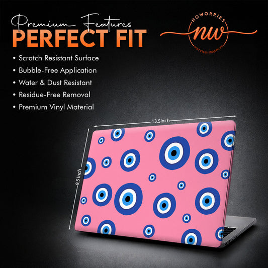 Pink Evil Eye Laptop Skin