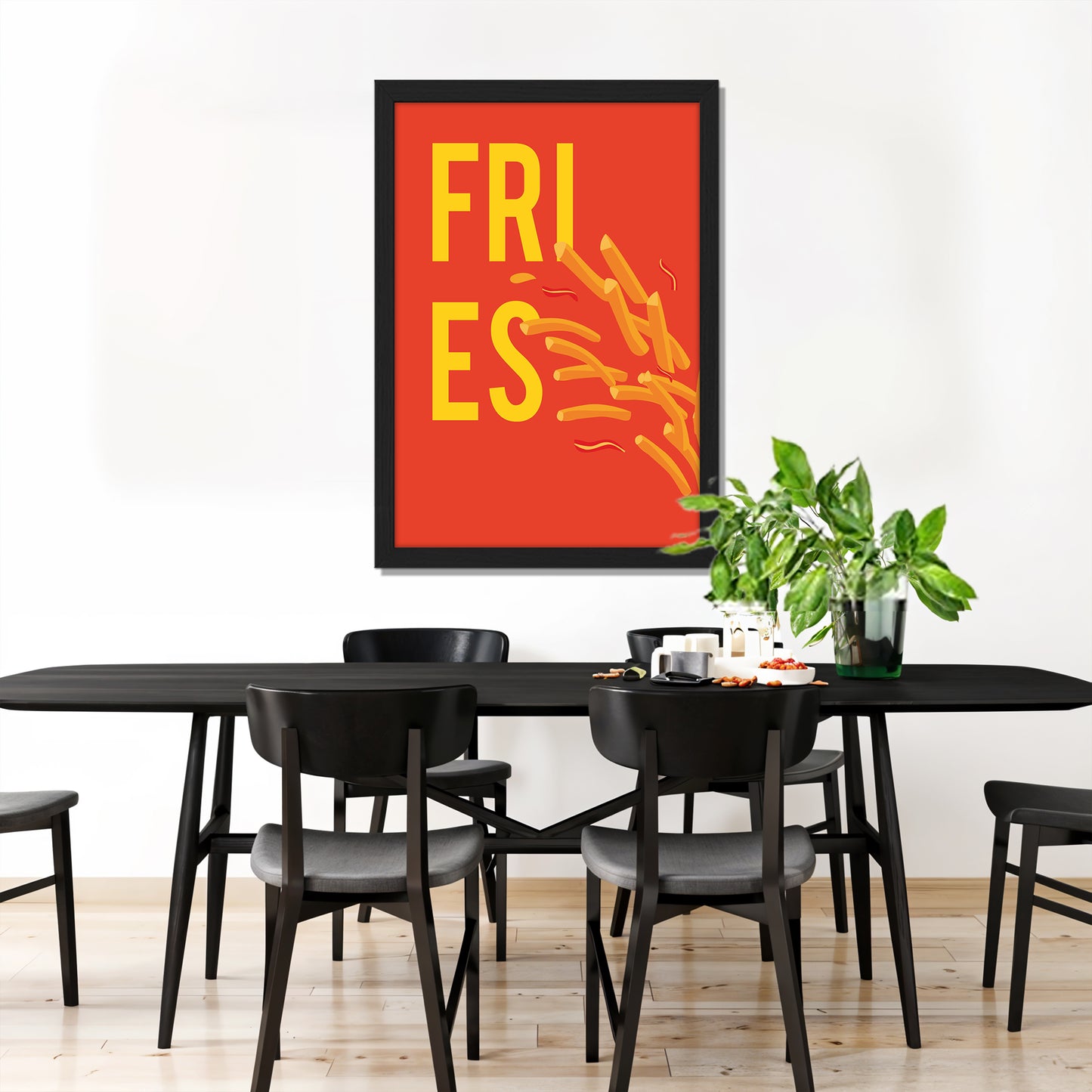Fire Fries Wall Frame