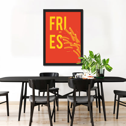 Fire Fries Wall Frame