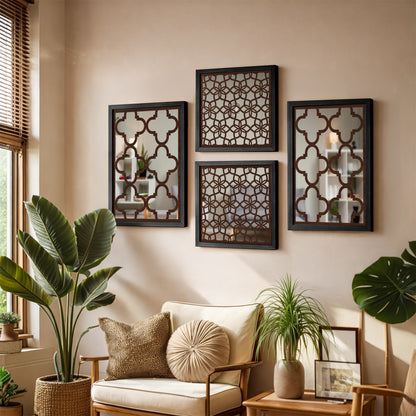 Classic Mirror Art Set of 4