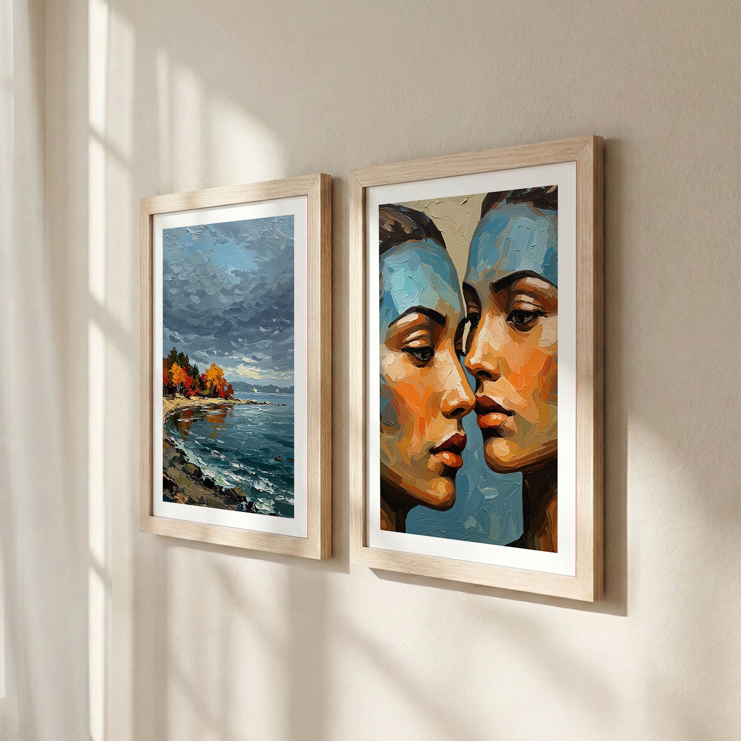 Portrait & Seascape Framed Set