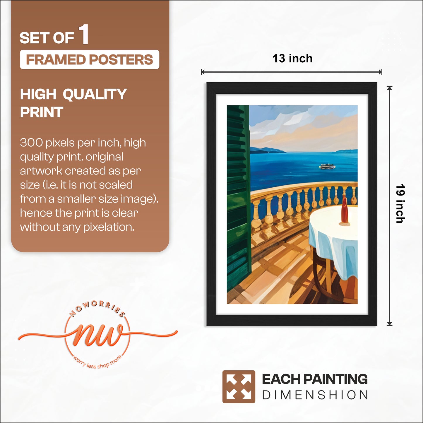 Ocean View Wall Frame