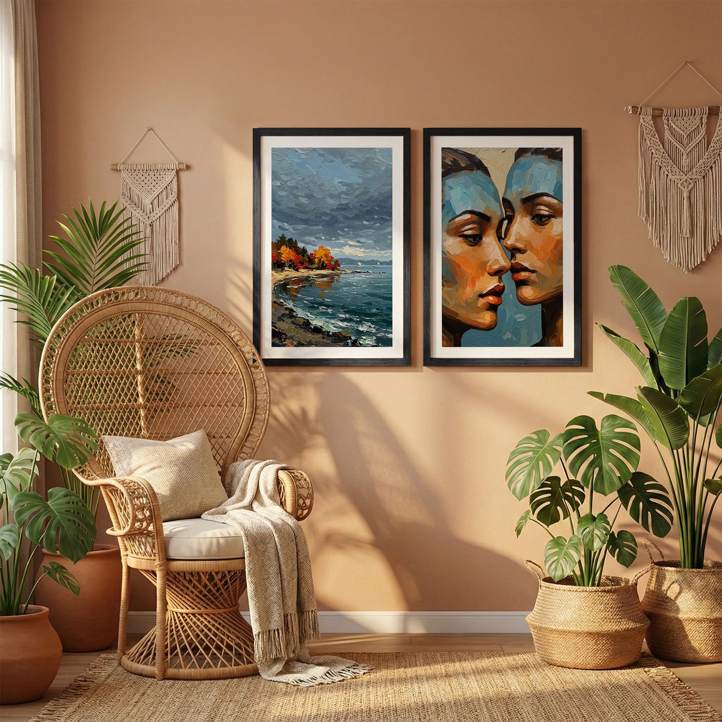 Portrait & Seascape Framed Set