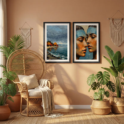 Portrait & Seascape Framed Set