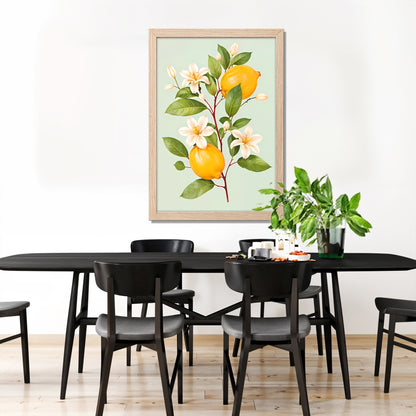 Lemon Bloom Wall Frame