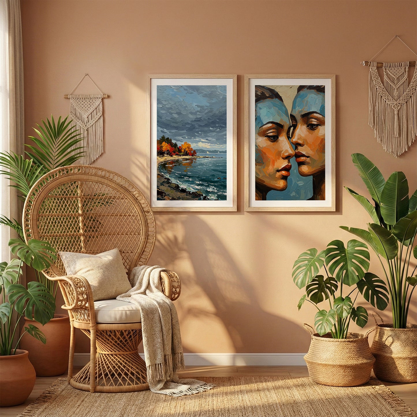 Portrait & Seascape Framed Set