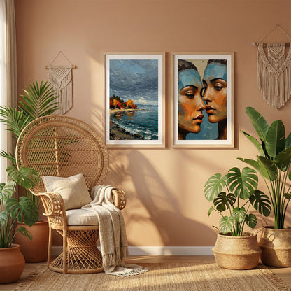 Portrait & Seascape Framed Set