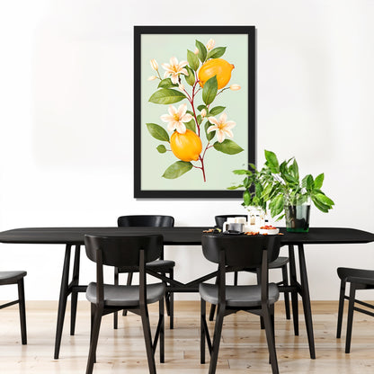 Lemon Bloom Wall Frame
