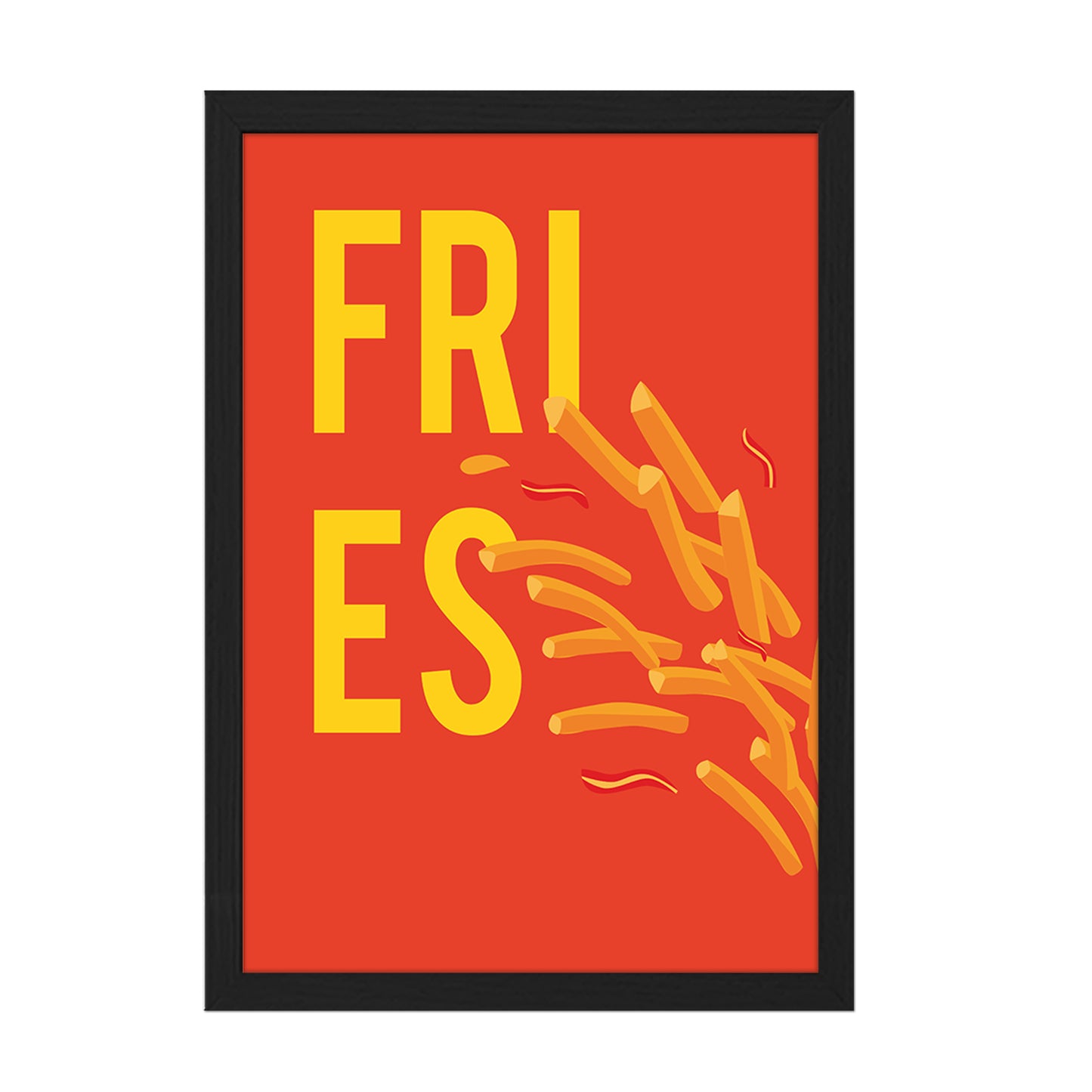 Fire Fries Wall Frame