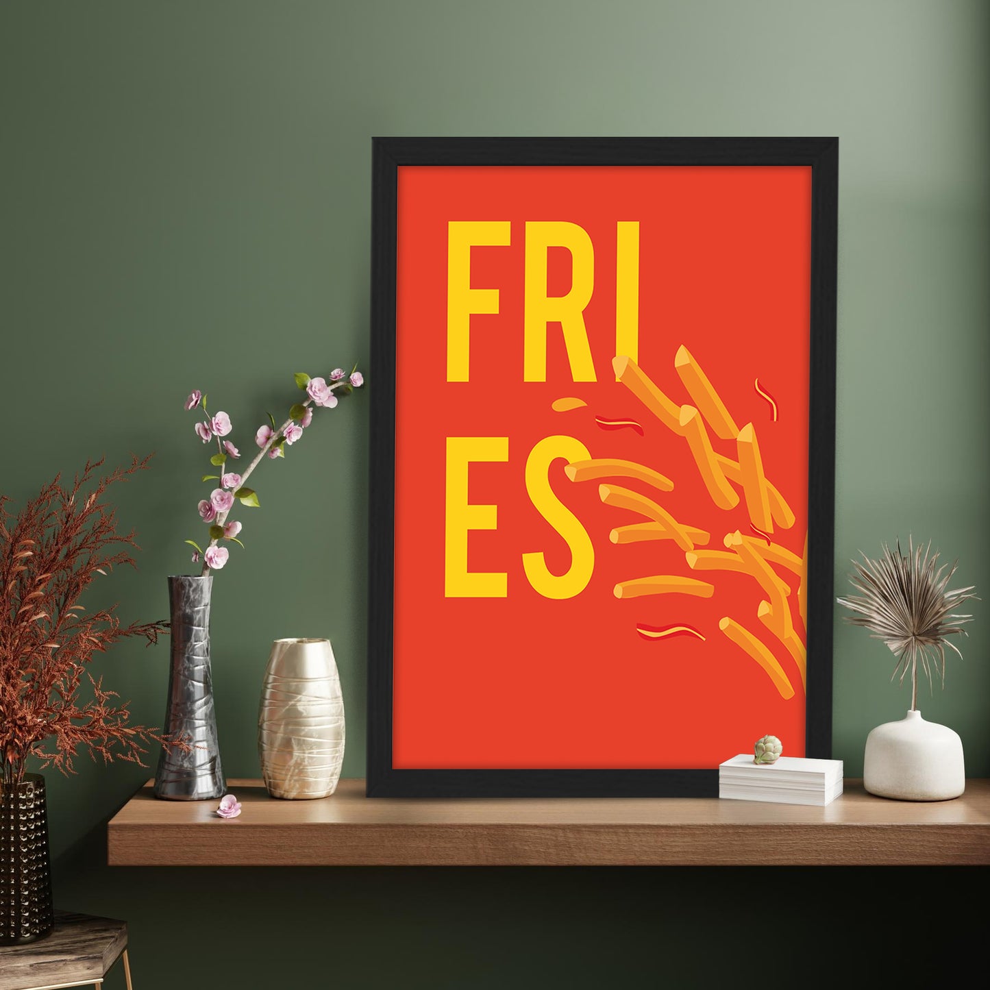 Fire Fries Wall Frame