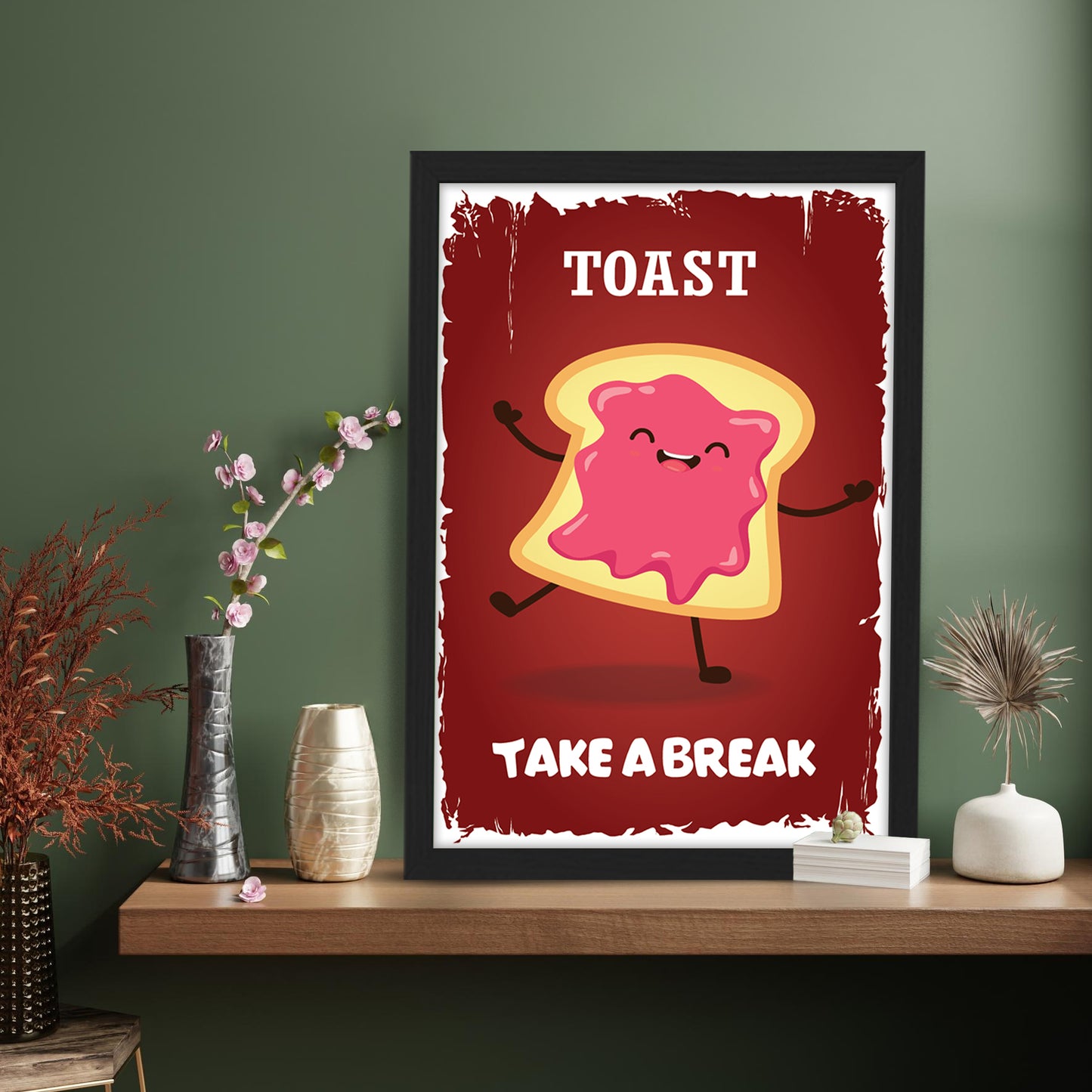 Happy Toast Wall Frame