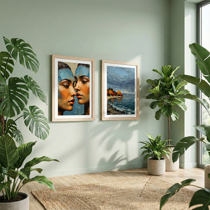 Portrait & Seascape Framed Set