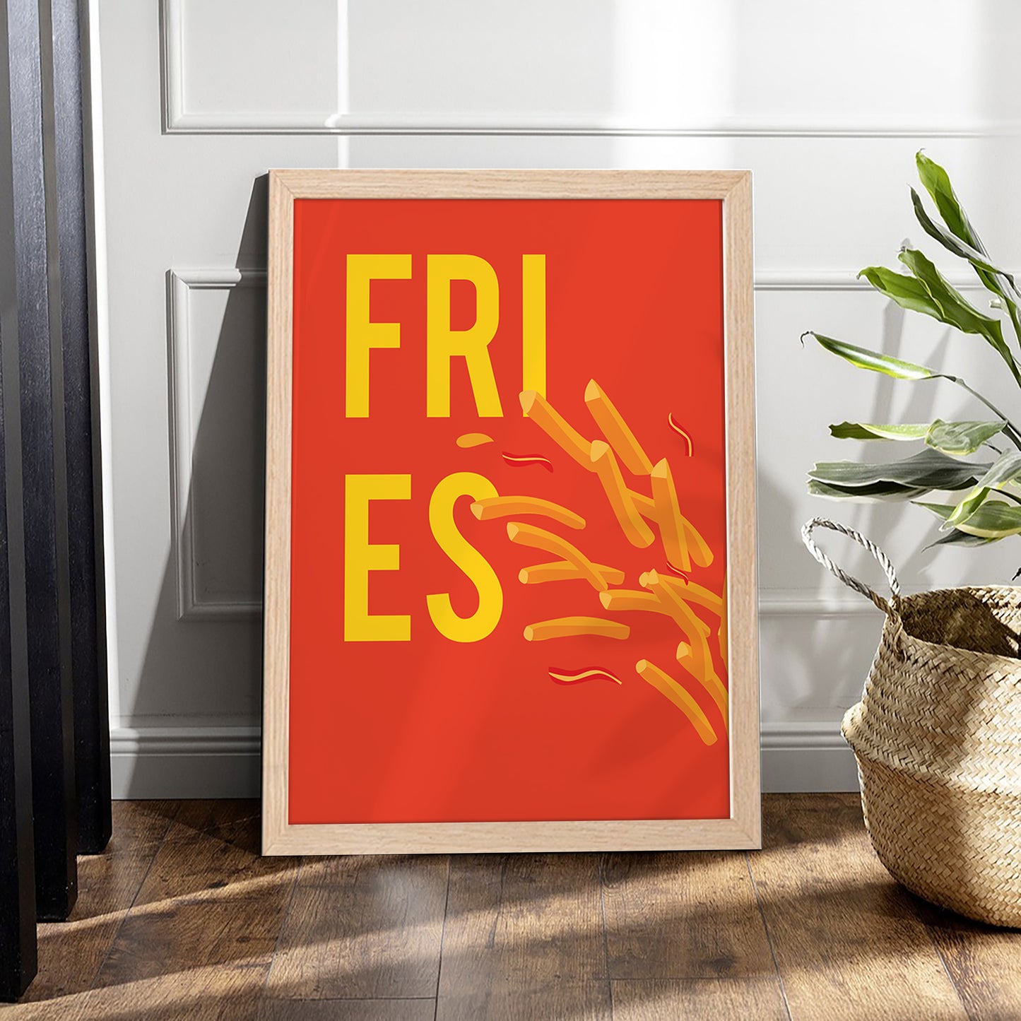 Fire Fries Wall Frame