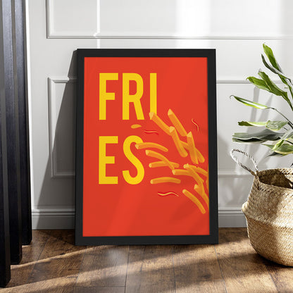 Fire Fries Wall Frame