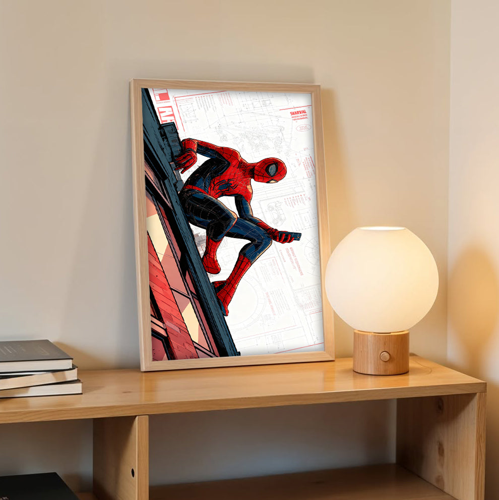 Spider-Man – Cityline Crawler Wall Frame