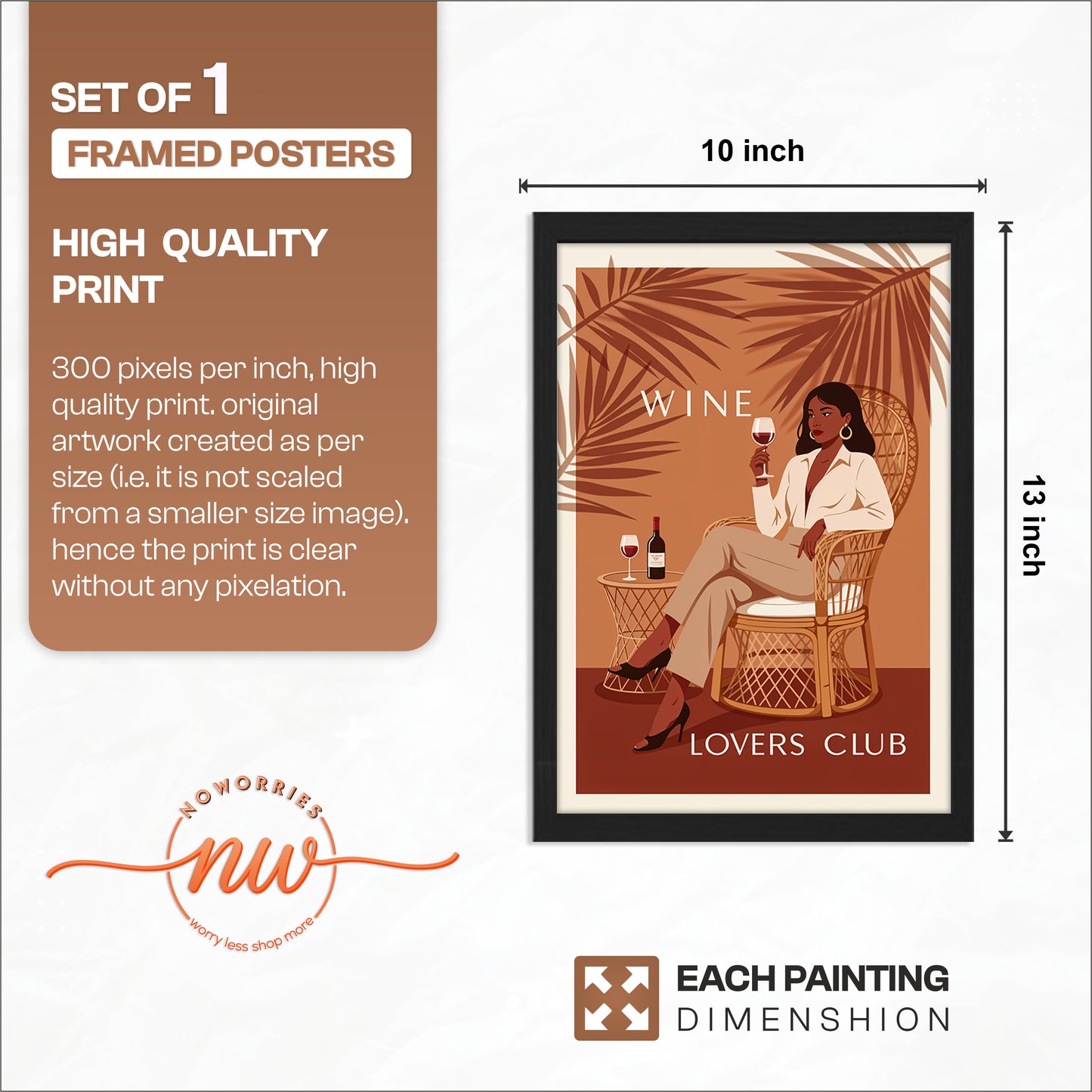 Wine Club Wall Frame