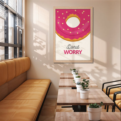 Donut Smile Wall Frame