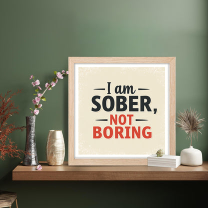Sober Quote Art