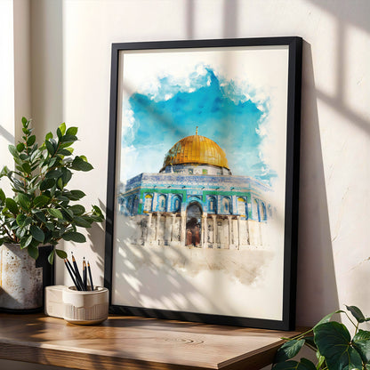 Dome of the Rock Islamic Wall Art