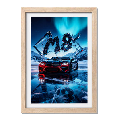BMW M8 Arctic Performance Wall Frame