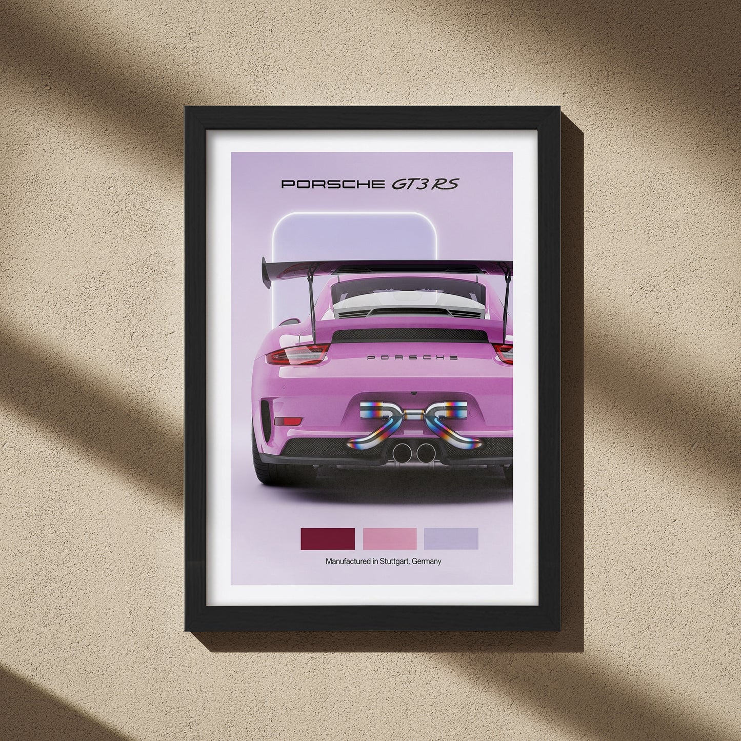 Porsche GT3 RS Signature Wall Frame