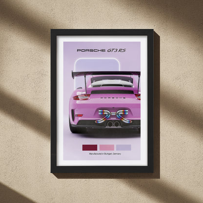Porsche GT3 RS Signature Wall Frame
