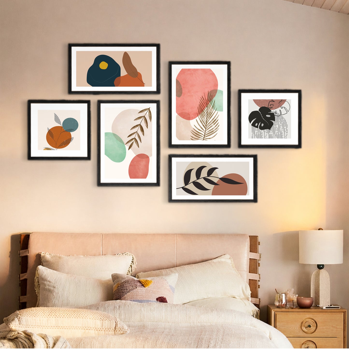 Harmony Hues Wall Set of 6