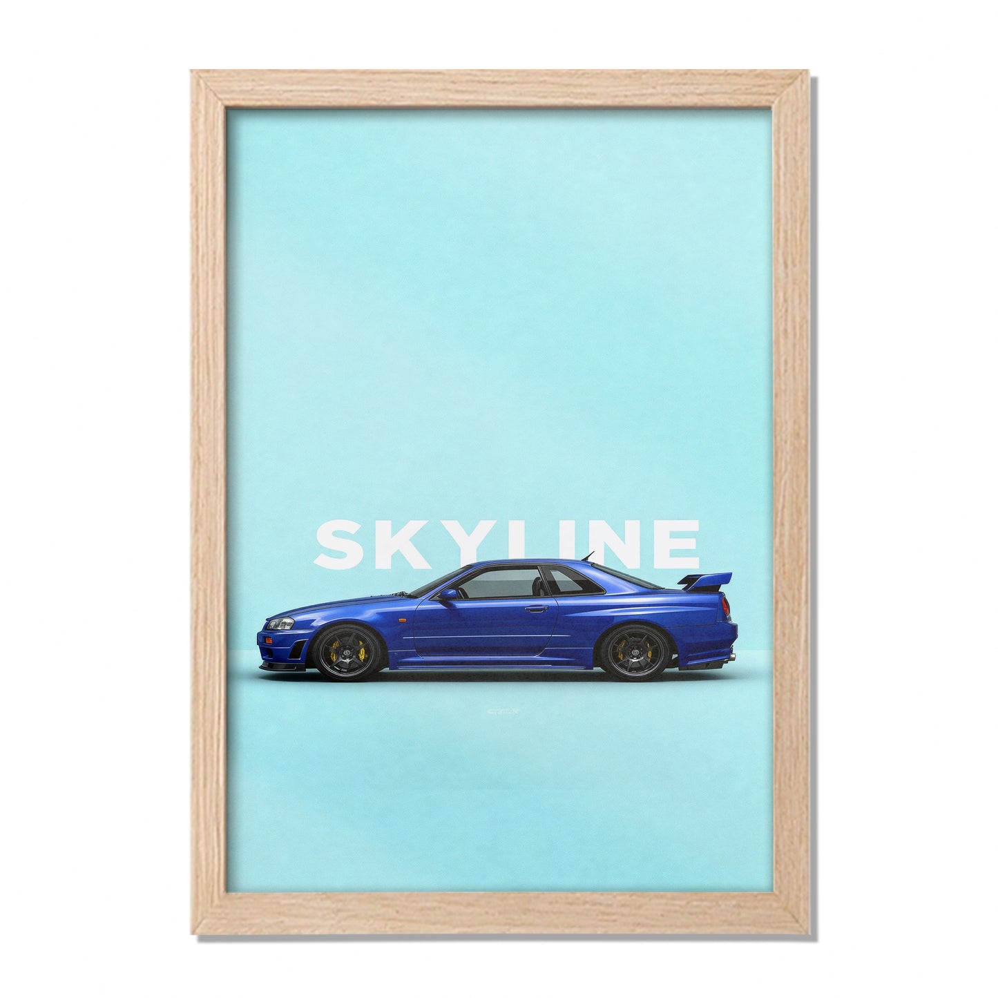 Blue Skyline Wall Art