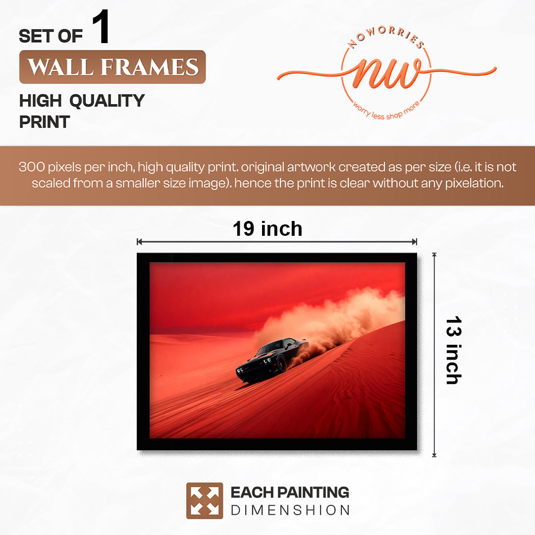 Dodge Challenger Sandstorm Wall Art